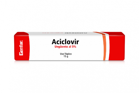 Aciclovir Ungüento 5% Genfar Caja Con Tubo Con 15 g Rx