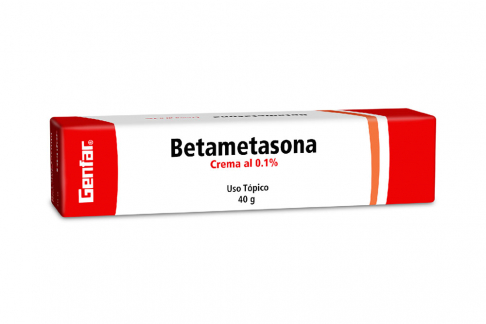 Betametasona Crema 0.1% Genfar Caja Con Tubo Con 40 g Rx