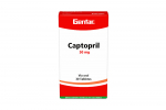 Captopril 50 mg Genfar Caja Con 30 Tabletas Rx