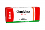 Clonidina 0.15 mg Genfar Caja Con 20 Tabletas Rx Rx4