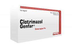 Clotrimazol Crema Vaginal 1% Genfar Caja Con Tubo Con 40 g + 6 Aplicadores