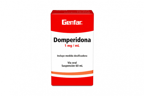 Domperidona 1 mg / mL Suspensión Oral Genfar Caja Con Frasco 60 mL Rx