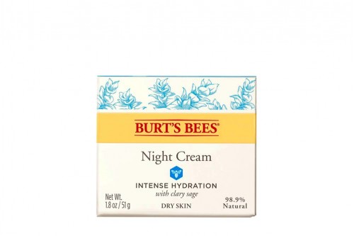 Burt's Bees Crema De Noche Hidratación Intensa En Frasco Con 51 g
