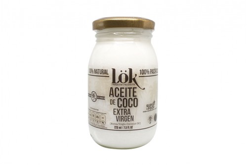 Aceite De Coco LöK En Frasco Con 225 mL