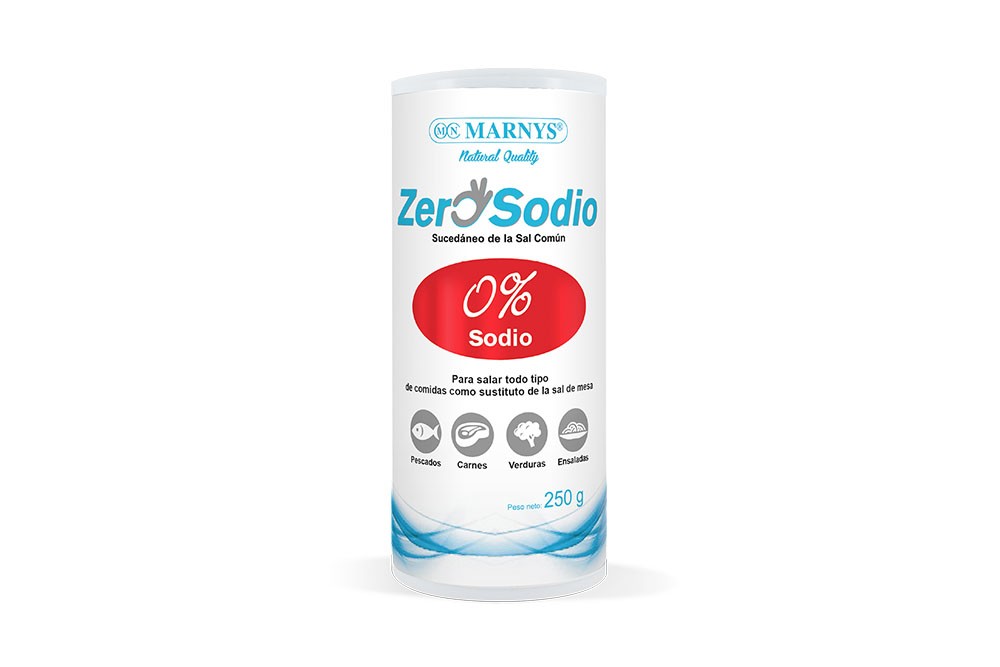 Sal Zero sodio Marnys En Frasco Con 250 g