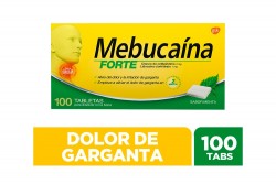 Mebucaina Forte 1 mg / 2 Mg Caja Con 100 Tabletas