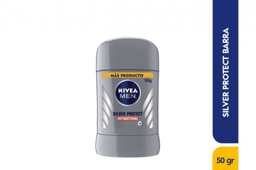 Antitranspirante Nivea Men Silver Protect Barra Con 50 g