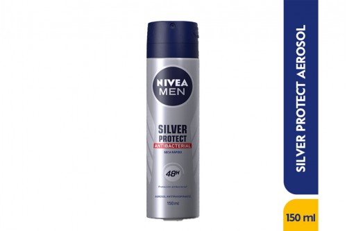 Desodorante Nivea Silver Protect Men Frasco Con 150 mL