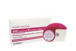 Foster Nexthaler 100 mcg / 6 mcg Polvo Seco Caja Con Inhalador Con 120 Dosis Rx