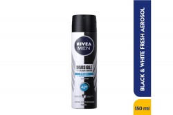 Desodorante Nivea Invisible For Black & White Fresh Aerosol Con 150 mL