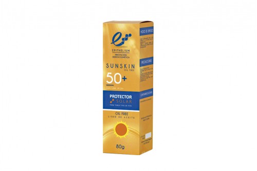 Bloqueador Sunskin Oil Free Spf 50 En Tubo Por 80 G