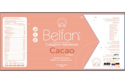 Belfan Colágeno Hidrolizado Cacao En Frasco Con 600 g