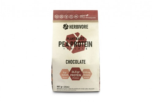 Proteína Herbivore Chocolate En Paquete Con 907 g.