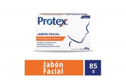 Jabón Facial Protex Puntos Negros Barra Con 85 gr