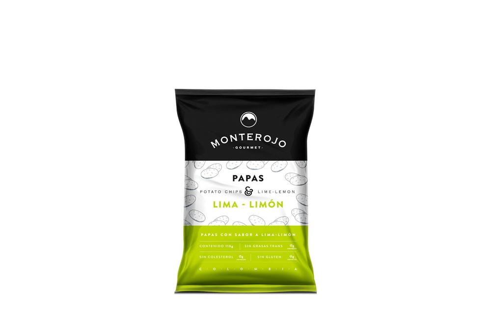 Papas Lima Limón Paquete De 115 g