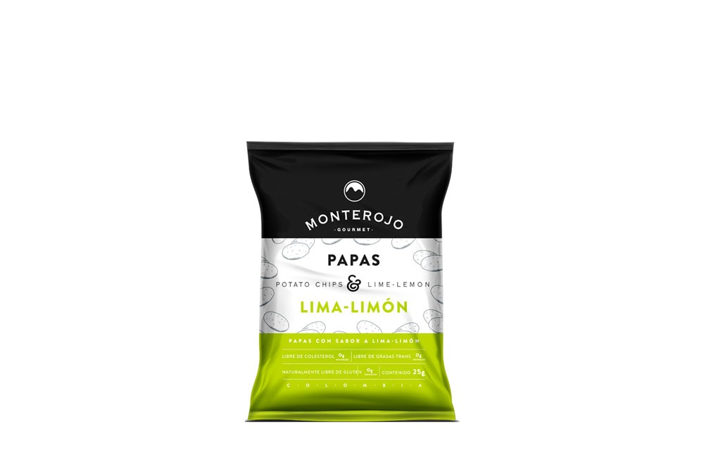 Papas Lima Limón Paquete De 25 g