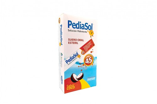 Pediasol 45 Coco Caja Con 5 Sachets Con 100 mL C/U