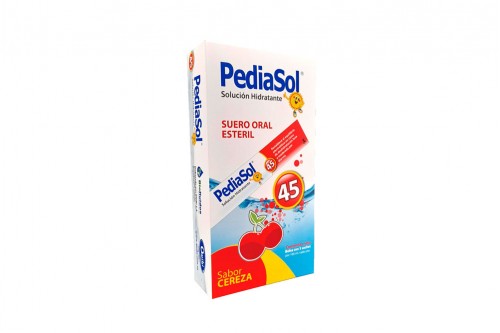 Pediasol 45 Cereza Caja Con 5 Sachets Con 100 mL C/U Rx