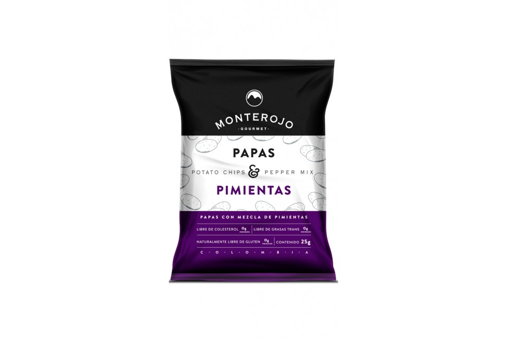 Papas Mezcla Pimientas Paquete De 25 g