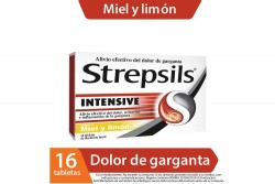 Strepsils Intensive 8.75 mg Caja Con 16 Tabletas De Disolución Bucal