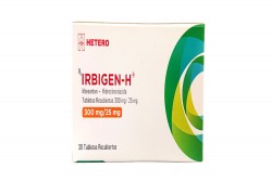 Irbigen H 300 mg / 25 mg Caja De 30 Tabletas