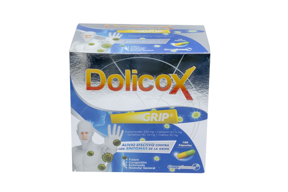 Dolicox Grip Caja Con 100 Cápsulas