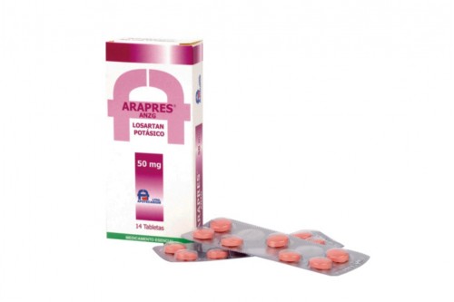 Arapres-Anzg 50 mg Caja Con 14 Tabletas Recubiertas