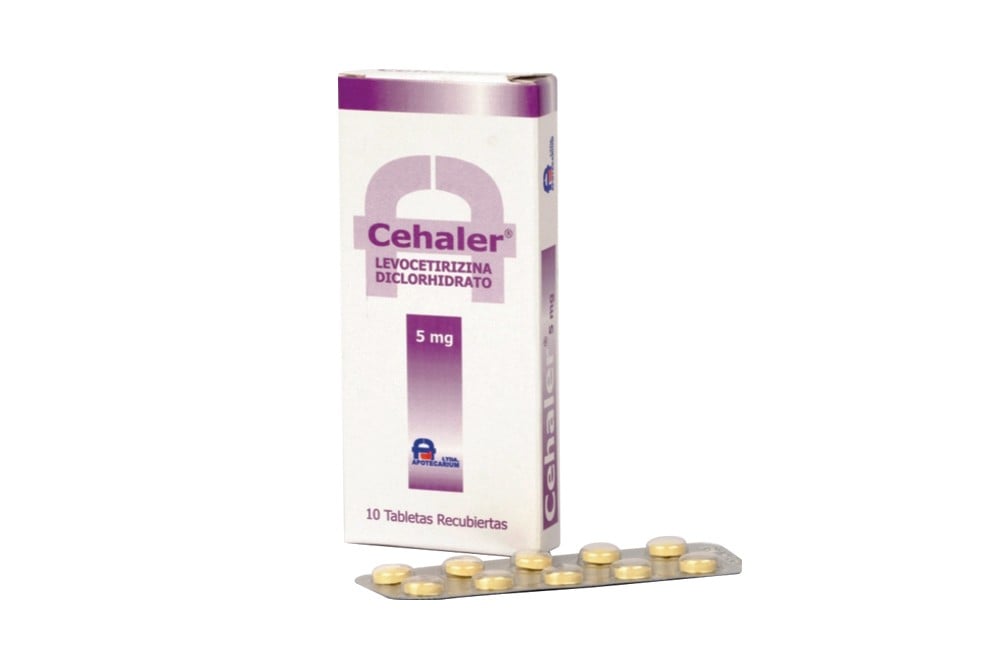 Cehaler 5 Mg En Caja Por 10 Tabletas