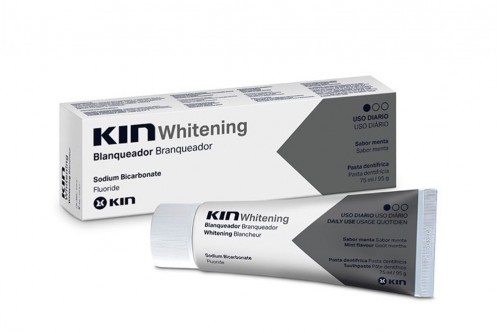 Crema Dental Kin Whitening Caja Con Tubo Con 75 mL