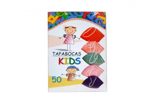 Tapabocas Infantilor Kids Niña En Caja Con 50 Unidades Col