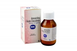 Amoxicilina 400 Ácido Clavulánico 57 Caja Con Frasco Con 100 mL Rx Rx2