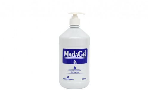 Madagel Gel Antibacterial Con Alcohol Glicerinado Frasco Con Válvula De 1 L