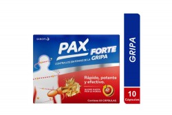 Pax Forte Gripa Caja Con 10 Cápsulas