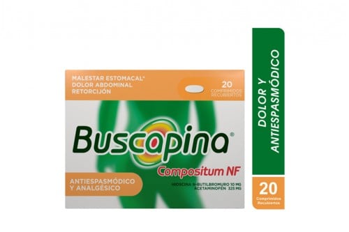 Buscapina Compositum NF Caja Con 20 Comprimidos Recubiertos Rx