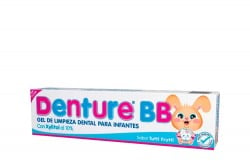 Gel Dental Denture Bb Tubo x 30 g Sabor A Tuti Fruti Tubo