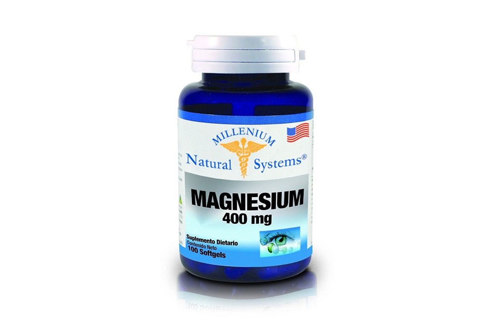 Magnesium Natural Systems 400 Mg Oral Millenium En Frasco Por 100 Tabletas