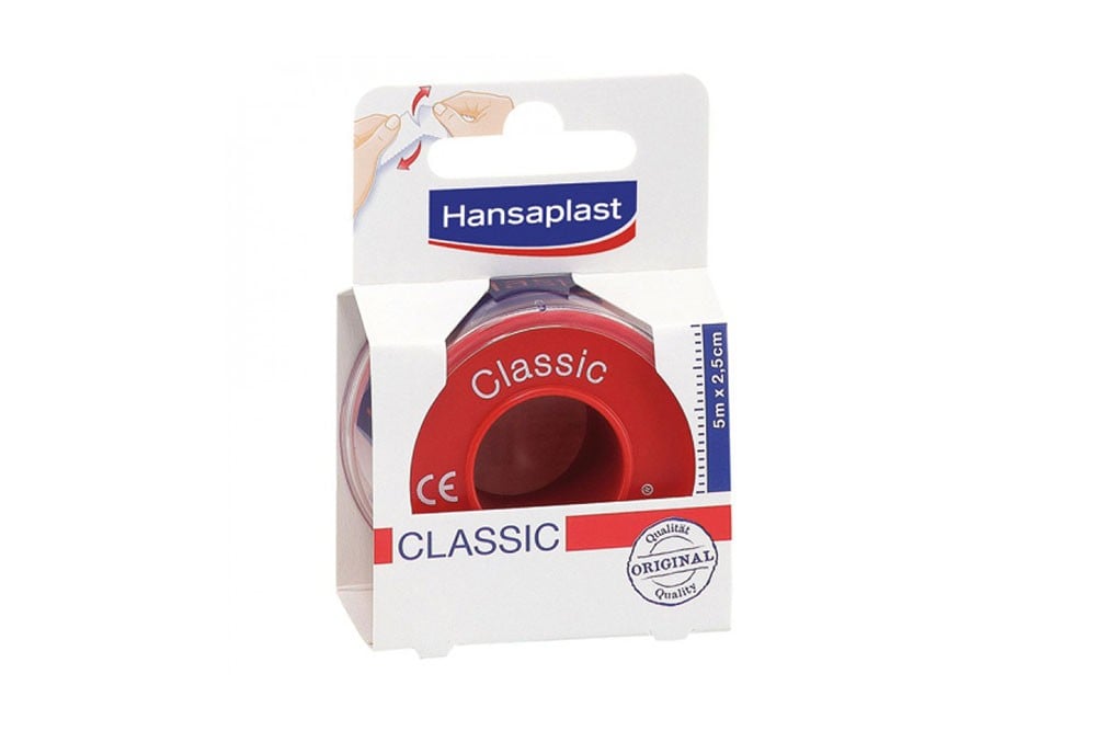 Esparadrapo Hansaplast- Blanco 5 M X 2.5 Cm Clasicc En Rollo Por 1 Unidad