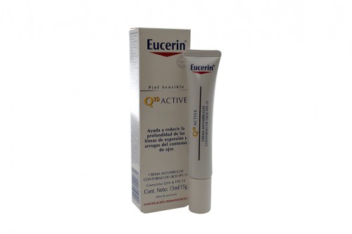 Eucerin Q10 Active Crema Contorno de Ojos Caja Con Frasco Con 15 mL