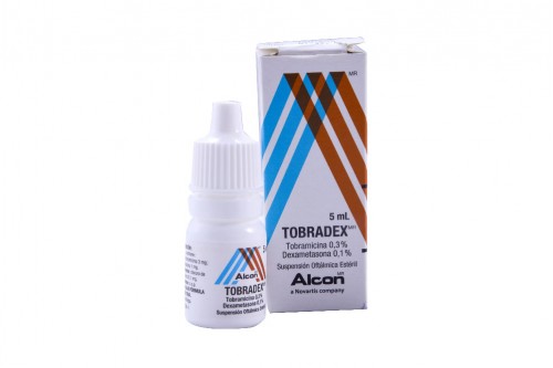Tobradex 1 - 3 mg / mL Suspensión Conjuntival  Frasco Gotero Con 5 mL Rx
