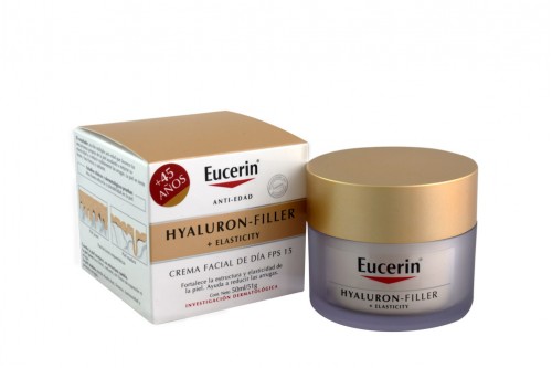 Eucerin Anti-Edad Hyaluron-Filler + Elasticity FPS15 Caja Con Frasco Con 50 mL
