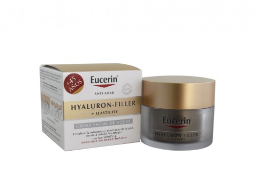 Eucerin Hyaluron-Filler + Elasticity Noche Caja Con Frasco Con 50 mL