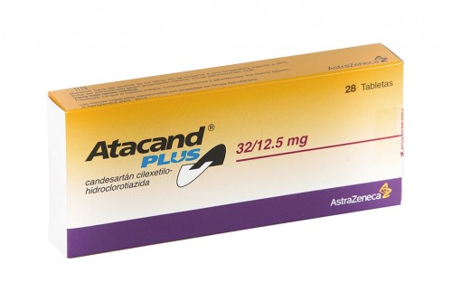 Atacand Plus® 32 / 12,5 mg Caja Con 28 Tabletas Rx4