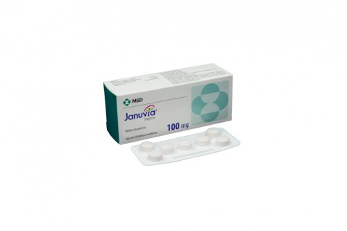 Januvia 100 mg Caja Con 28 Tabletas Recubiertas Col Rx1 Rx4