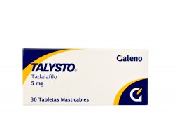 Talysto 5 mg Caja Con 30 Tabletas Masticables Rx