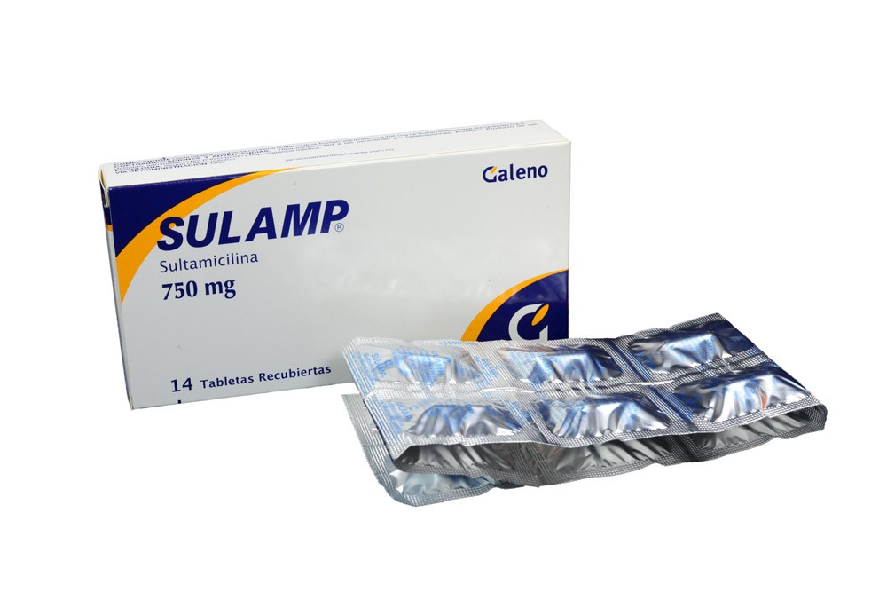 Sulamp 750 mg Caja Con 14 Tabletas Recubiertas Rx2