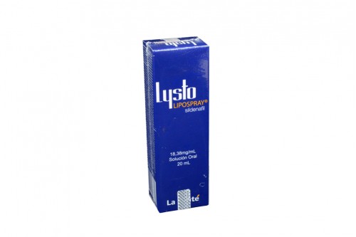 Lysto Lipospray 18.38 mg Solución Oral Caja Con Frasco Con 20 mL Rx