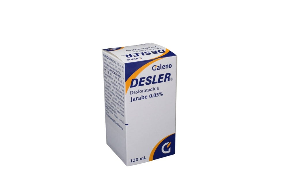 Desler 2.5 mg Jarabe Caja Con Frasco Con 120 mL Rx