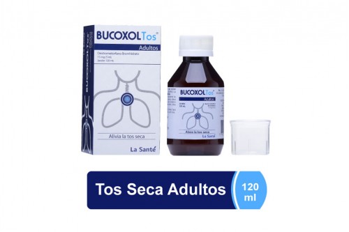 Bucoxol Tos Adultos 15 mg / 5 mL Caja Con Frasco Con 120 mL