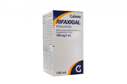 Rifaxigal 100 mg / 5 mL Polvo Para Reconstituir A Suspensión Oral Caja Con Frasco Con 100 mL Rx Rx2