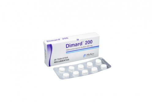 Dimard 200 mg Caja Con 20 Tabletas RX4 .